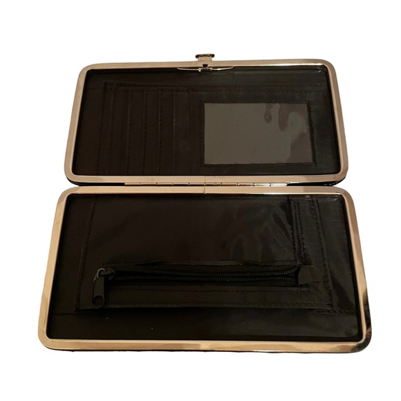 Unbranded Pretty Clip Wallet Textured Brown/Bronze - Picture 3 of 7